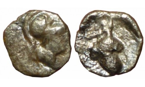 Kilikia (Cilicia), Soloi. ca 385-350 BC.  AR Hemiobol - Rare Denomination