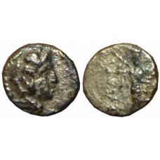 Mysia, Pergamon. ca 310-283 BC.  AR Diobol