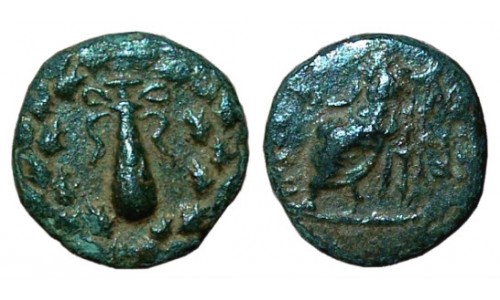 Kilikia, Tarsos, 1st century BC.  AE 17mm - early issue with no monograms