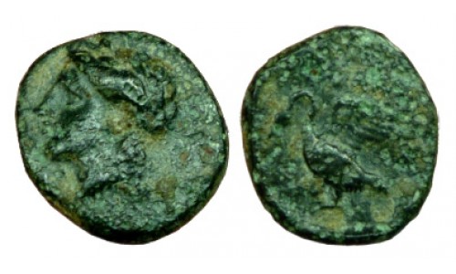 Ionia, Leukai. ca 350-300 BC. AE 12mm - Rare Mint