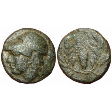 Aiolis, Elaia. ca 340-300 BC. AE 18mm