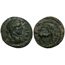 Ionia, Ephesos. Geta, as Caesar, 198-209 AD.  AE 17mm - Rare