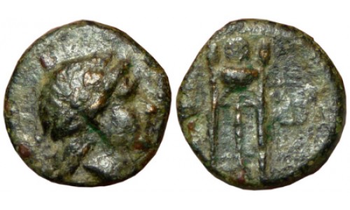 Mysia, Gambreion. 3rd-2nd century BC. AE 10mm - Rare Early Type