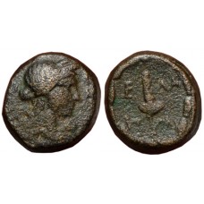 Aiolis, Elaia. 2nd-1st century BC. AE 12mm