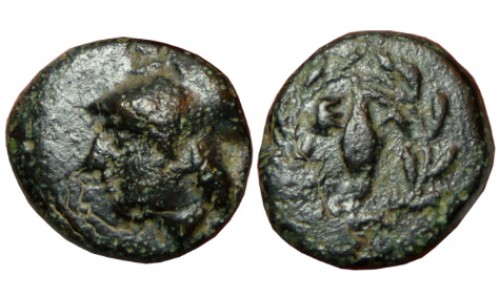 Aiolis, Elaia. ca 3rd century BC. AE 12mm - Scarce Variant
