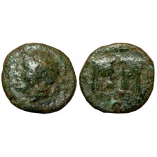 Mysia, Pergamon. 310-284 BC.  AE 12mm - Scarce