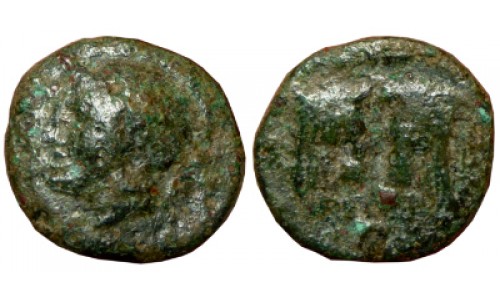 Mysia, Pergamon. 310-284 BC.  AE 12mm - Scarce