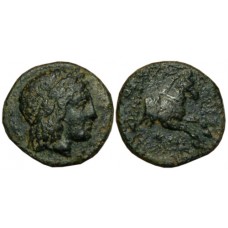 Ionia, Kolophon. ca 330-285 BC. AE 13mm - Rare Magistrate