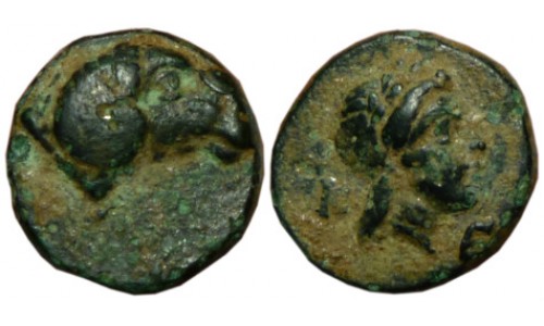 Troas, Kebren. 4th century BC. AE 10mm