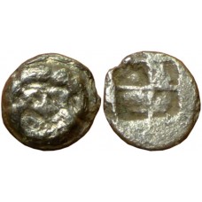 Makedonia, Neapolis. 500-460 BC. AR Obol - Rare