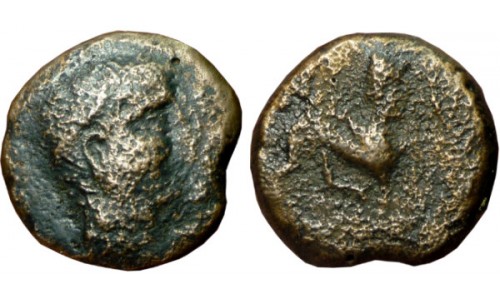 Iberia (Spain), Kastilo (Castulo). 2nd century BC. AE 25mm