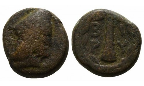 Troas, Birytis. 4th century BC. AE 15mm - Kabeiros