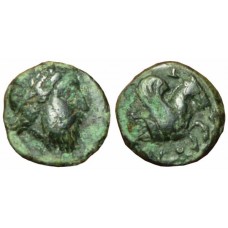 Orontes, Satrap of Mysia, ca 357-352 BC. AE 10mm - Rare Satrapal Issue
