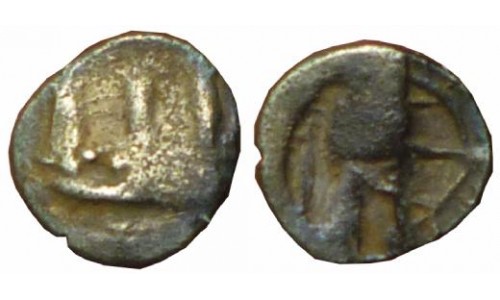 Phoenicia, Sidon. King Abd’Eshmunm, ca 410-400 BC. AR 1/16 Shekel - Rare